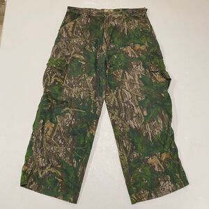 Mossy Oak Break-Up Leaf Camo Cargo Pants Men’s Hunting Outdoors